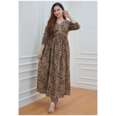 Trendy Brown Kurti Set-XL / Brown