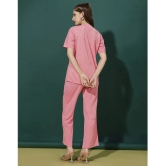 Selvia Pink Dyed Palazzo Top Set - None