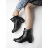 Shoetopia Black Womens Ankle Length Boots - None