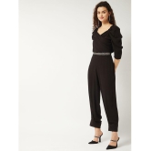 Zima Leto - Black Rayon Regular Fit Womens Jumpsuit ( Pack of 1 ) - None