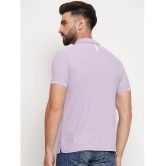 UNIBERRY Cotton Regular Fit Solid Half Sleeves Mens Polo T Shirt - Lavender ( Pack of 1 ) - None