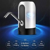 Automatic Wireless Electric Rechargeable Drinking Water Dispenser Pump for 20 Liter Bottle Can with USB Charging Cable (Assorted Color)