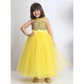 Toy Balloon Kids Yellow Net Girls Gown ( Pack of 1 ) - None