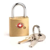 G P SALES - Gold Pad Lock ( Pack of 2 ) - Gold