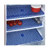 E-Retailer Set of 3 PVC Blue Fridge Mats - Blue