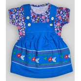 Sathiyas - Navy Cotton Baby Girl's Dress ( Pack of 1 ) - None