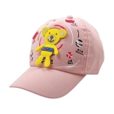 Zacharias Girl's Kids Cotton Beret Golf Cap kc-25 (Pink_1-4 Years) (Pack of 1) - None