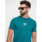 UNIBERRY Cotton Blend Regular Fit Printed Half Sleeves Mens T-Shirt - Green ( Pack of 1 ) - None