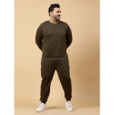 Rigo Dark Green Cotton Blend Regular Fit Mens Tracksuit ( Pack of 1 ) - None