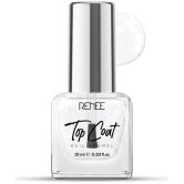 RENEE Top Coat Nail Enamel, Quick Drying, Long Lasting, Chip resisting Formula ,10 Ml