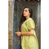 Lavi-Crop Top Stlye Jacket & Skirt(Khadi) - m