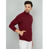 YHA Fleece Mens Casual Jacket - Wine ( Pack of 1 ) - None