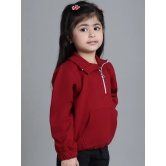 MINI & MING the winter wardrobe Girls Solid Mock Collar Sweatshirt