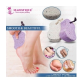 Majestique Handy Grip Pumice Stone for Hands, Heels, Elbows For Adult - (Pack of 1) Color May Vary