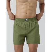 XYXX Green Cotton Mens Boxer- ( Pack of 1 ) - None