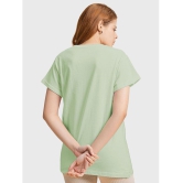 Bewakoof - Green Cotton Loose Fit Women''s T-Shirt ( Pack of 1 ) - None