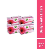 everteen Daily Panty Liners With Antibacterial Strip for Light Discharge & Leakage in Women - 4 Packs (36pcs Each)