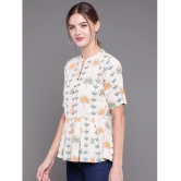 Antaran Cotton Printed A-line Women''s Kurti - White ( Pack of 1 ) - None