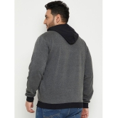 AUSTIVO Fleece Hooded Mens Sweatshirt - Grey ( Pack of 1 ) - None