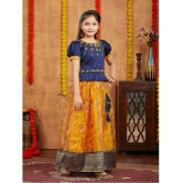 Aarika Navy Blue Silk Girls Lehenga Choli Set ( Pack of 1 ) - None