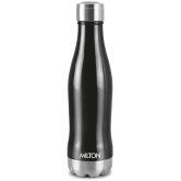 Milton New Duke 500 Thermosteel Hot and Cold Water Bottle, 420 ml, Black - Black