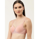 Womens Solid Lightly Padded T-Shirt Bra | BRA-9004-1 |-38C / 100% Polyamide