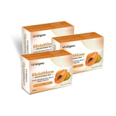 LA ORGANO Glutathione Papaya Skin Lightening Soap 100 g Pack of 3