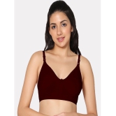 IN CARE LINGERIE - Maroon Cotton Non Padded Womens T-Shirt Bra ( Pack of 1 ) - None