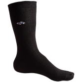 Texlon - Black Cotton Men's Mid Length Socks ( Pack of 5 ) - Black