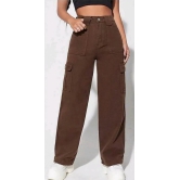 Brown Flared Jeans for Women-26