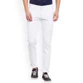 Rodamo  Men White Slim Fit Trousers