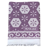 Mandhania Cotton Soft Light Weight Daily Use Single Bed Solapur Blanket (Purple , Single)