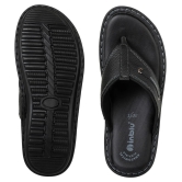 Inblu Black Mens Thong Flip Flop - None