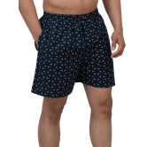 Printed Pure Cotton Boxer Bxr_1005_Navy Blue-S