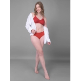 Dollar Missy Red Cotton Non Padded Womens Everyday Bra ( Pack of 1 ) - None