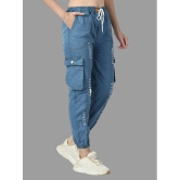 DKGF Fashion - Light Blue Denim Jogger Women''s Jeans ( Pack of 1 ) - None