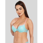 ILRASO - Blue Elastane Lightly Padded Women's Push Up Bra ( Pack of 1 ) - None