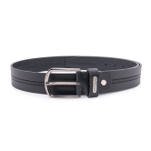 Red Tape Black Leather Belt For Men | Solid Leather Belt | Classic and Durable