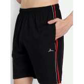 Zeffit - Black Cotton Blend Mens Shorts ( Pack of 1 ) - None