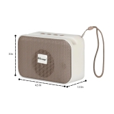 hitage BT-5.0 Glare 5 W Bluetooth Speaker Bluetooth V 5.0 with USB,SD card Slot Playback Time 24 hrs Brown - Brown