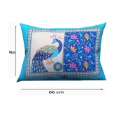 URBAN MAGIC Pack of 2 Blue Pillow Cover - Blue