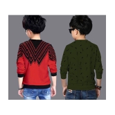 Supersquad - Multi Color Cotton Boys Sweatshirt ( Pack of 2 ) - None