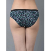 Dollar Missy Pack of 2 Cotton Printed Womens Bikini ( Multi Color ) - None