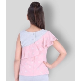 Cutecumber - Pink Georgette Girls Tops ( Pack of 1 ) - None