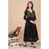 Black Anarkali Set S