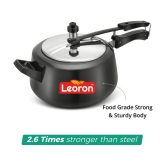 LEORON HANDI 5 L Hard Anodized InnerLid Pressure Cooker With Induction Base