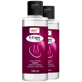 HMV Herbals V-Care Wash for Women Natural Intimate Cleansing Liquid 100 mL Pack of 2