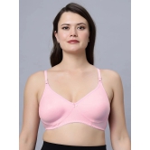 IN CARE LINGERIE Pink Cotton Non Padded Womens Everyday Bra ( Pack of 1 ) - None