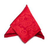 PENYAN Red Printed Satin Necktie - Red