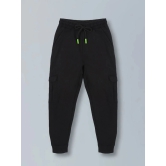 PLUM TREE Pack of 1 Boys Cotton Trackpant ( Black ) - None